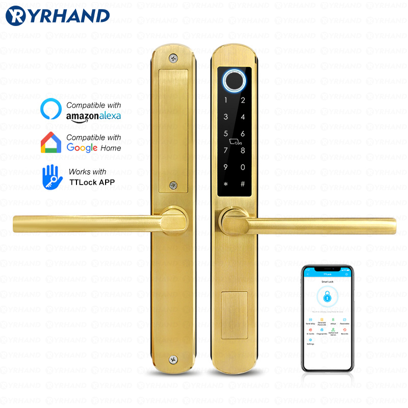 Smart Home For Windows - IP66 الذهب الفولاذ المقاوم للصدأ زجاج