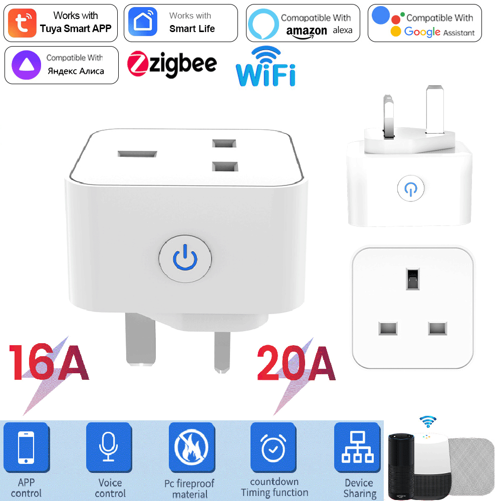 Smart Home Nest - مقبس ذكي من تويا 16 أمبير/20