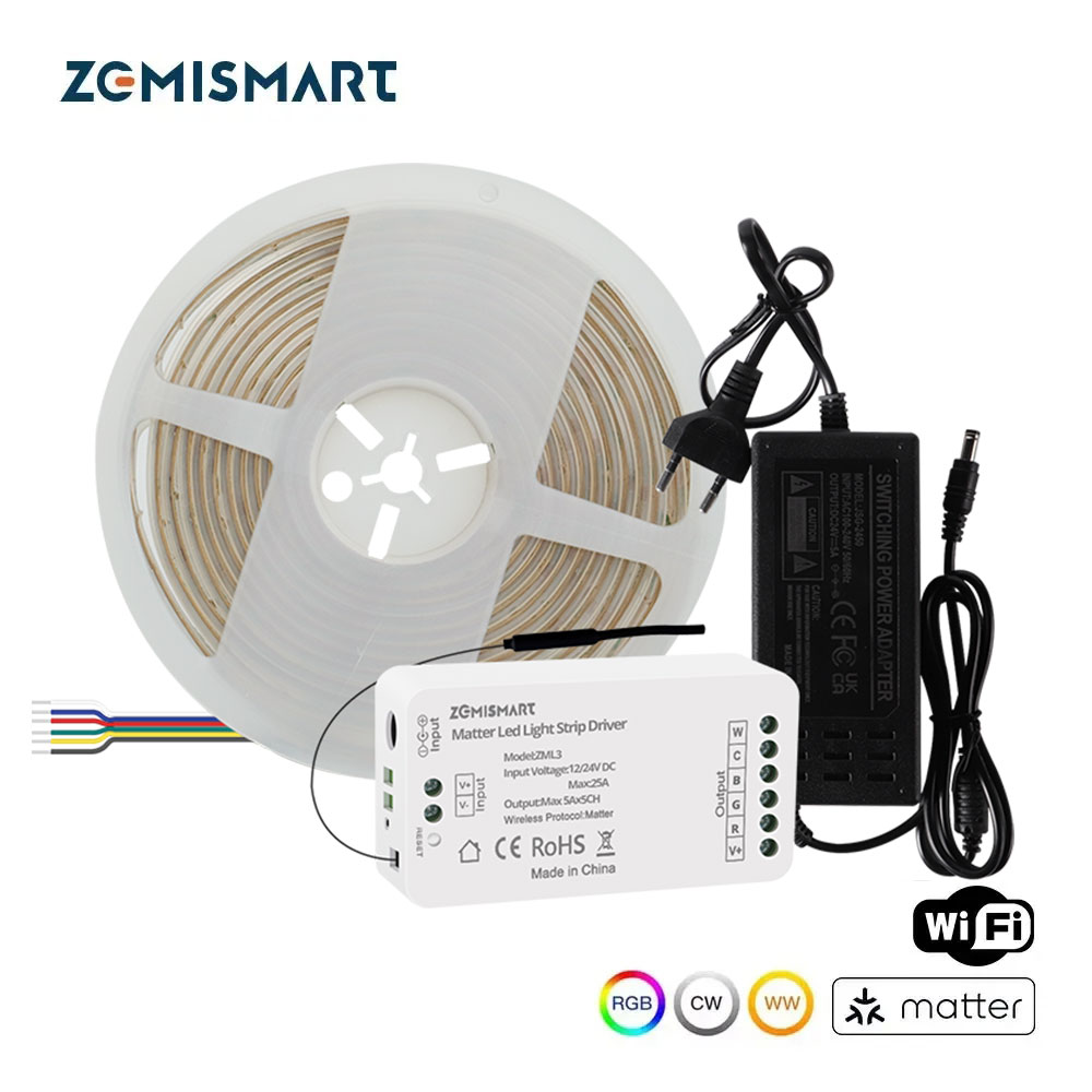 Smart Home Group - Zemismart COB Led قطاع ضوء RGBCW