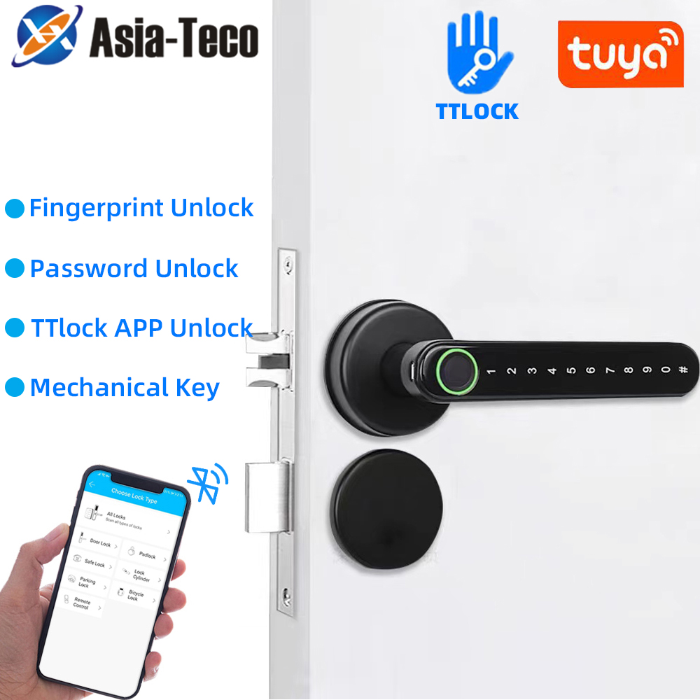 Smart Home Door Lock - قفل بصمة الإصبع الذكي بتقنية البلوتوث