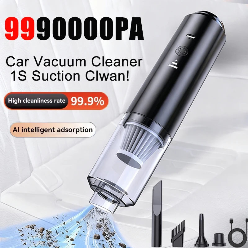 Vacuum Cleaner Smart Home - مكنسة كهربائية محمولة للسيارة مع شفط
