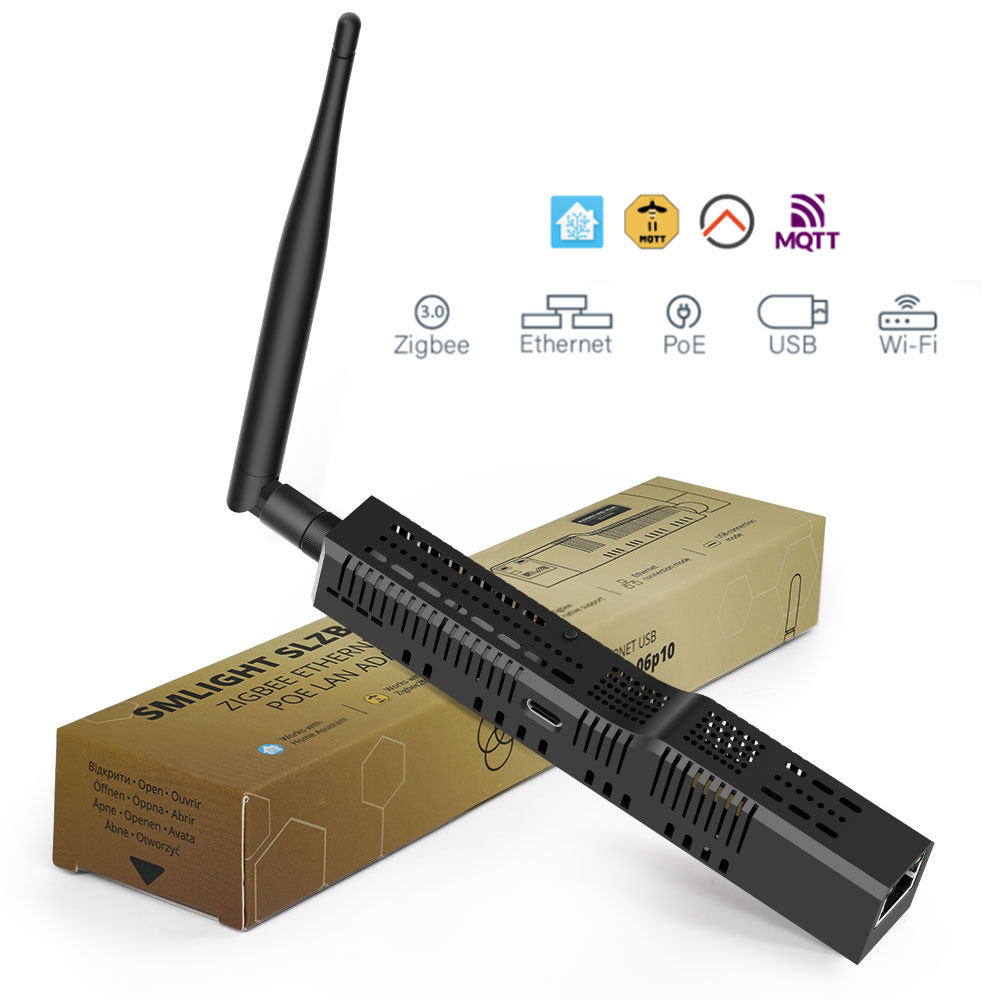 Zigbee Gateway - SMLIGHT SLZB-06P10 Zigbee 3.0 إلى إيثرنت،