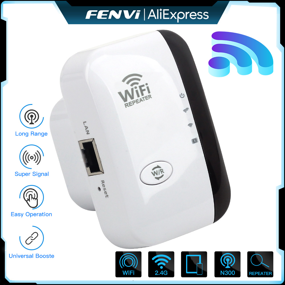 Smart Home Network - FENVI مكرر واي فاي لاسلكي 300Mbps