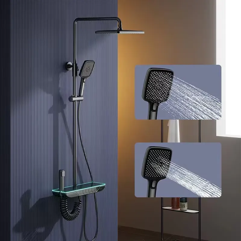 Smart Home - طقم دش ذكي رقمي ثرموستاتي من