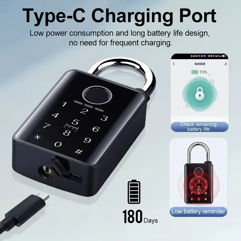 Tuya قفل الباب الذكي قفل بصمة  - مراجعة Smart Home Door Lock وسعره