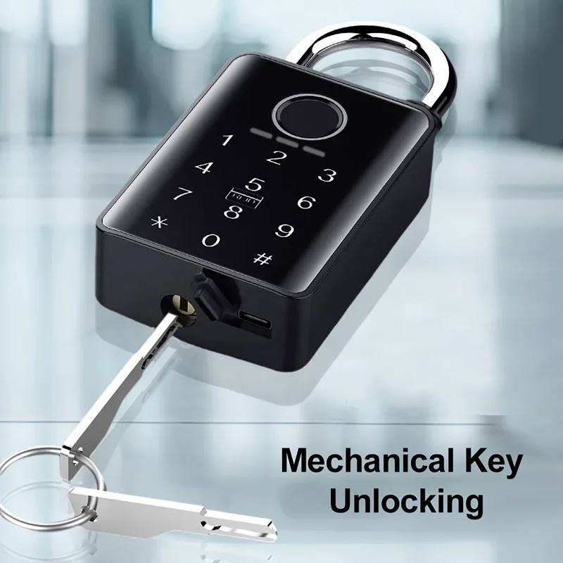 Tuya قفل الباب الذكي قفل بصمة  - مراجعة Smart Home Door Lock وسعره
