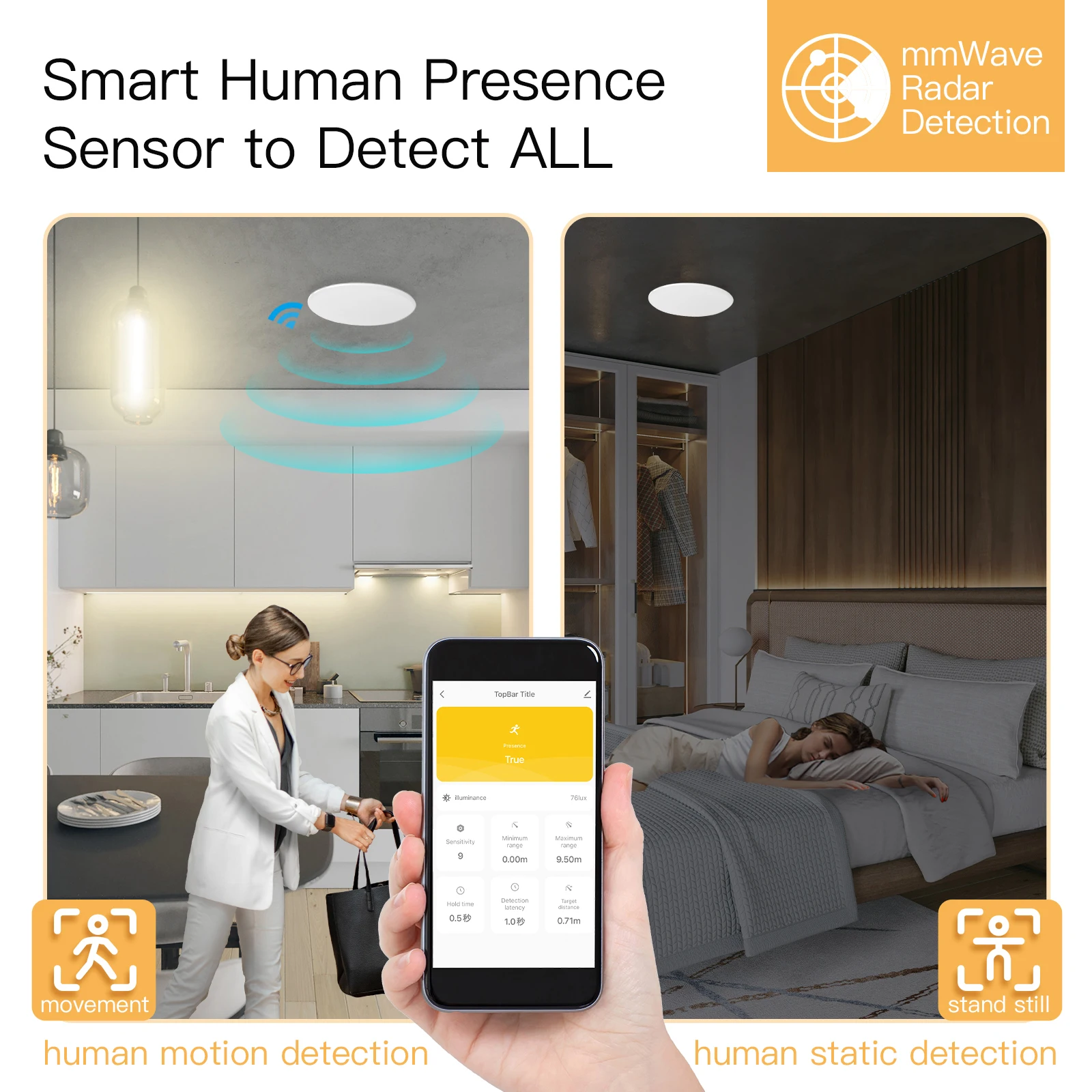 كاشف وجود الإنسان Tuya ZigBee  - مراجعة Smart Home Wifi Hub وسعره