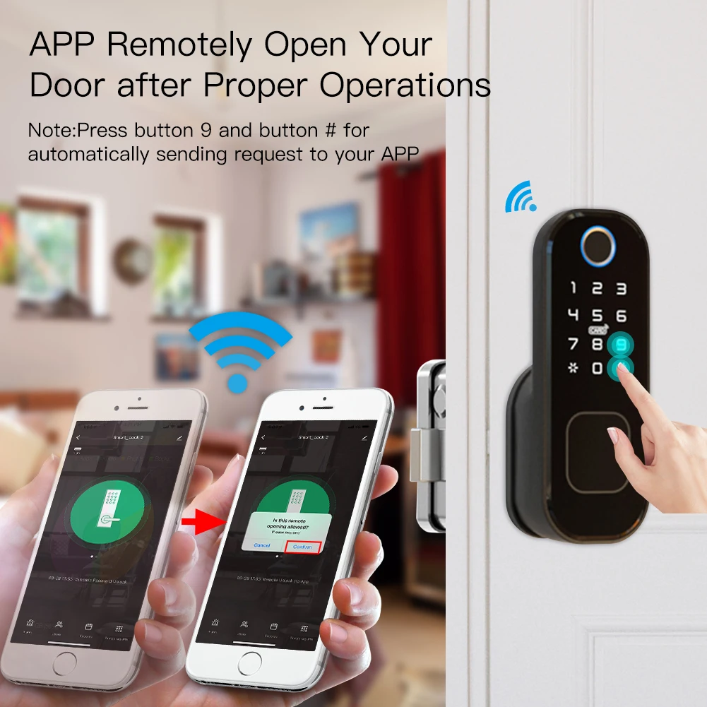 MOES WiFi Tuya قفل ذكي قفل الب - مراجعة Smart Home Hotel وسعره