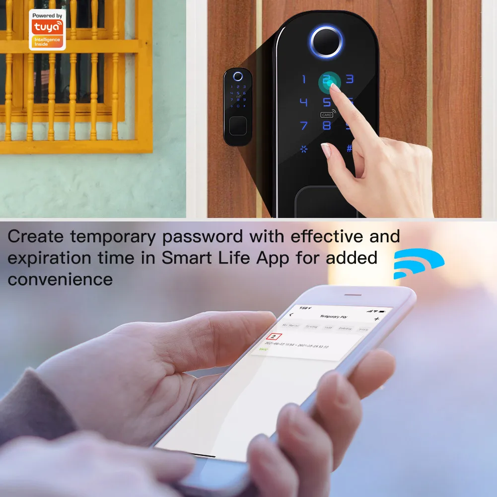 MOES WiFi Tuya قفل ذكي قفل الب - مراجعة Smart Home Hotel وسعره