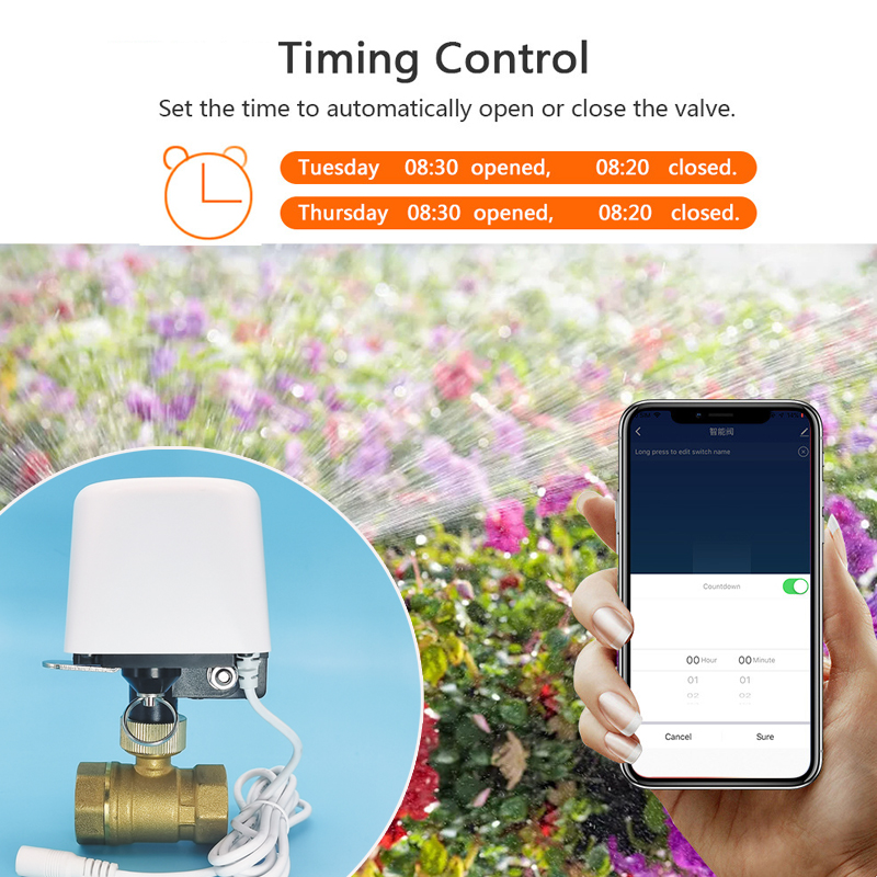 صمام مياه ذكي 1/2 بوصة 3/4 بوص - مراجعة Smart Home Features وسعره