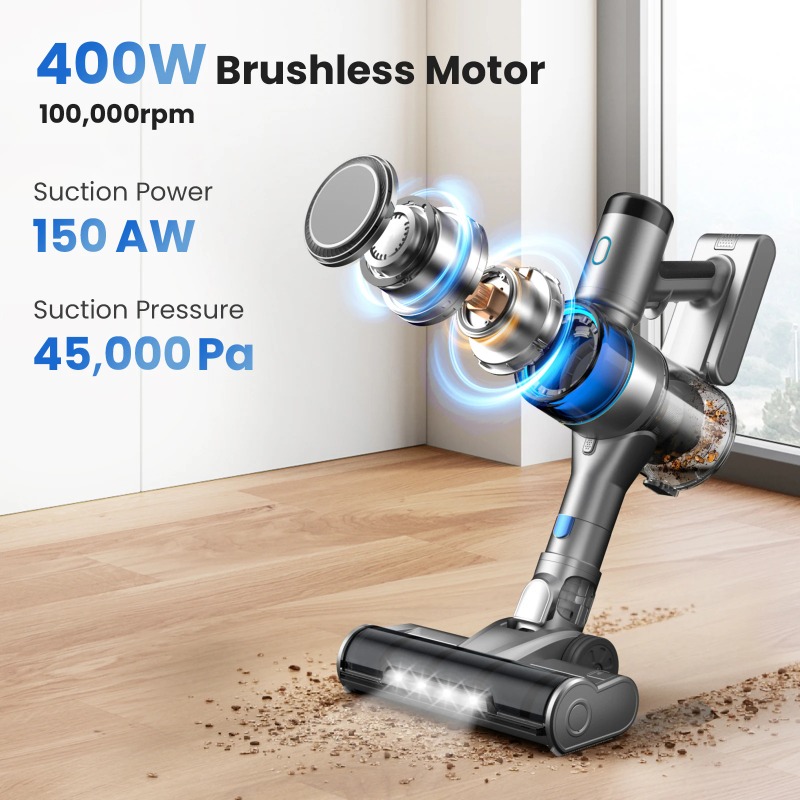 INSE S9X مكنسة كهربائية لاسلكي - مراجعة Vacuum Cleaner Smart Home وسعره