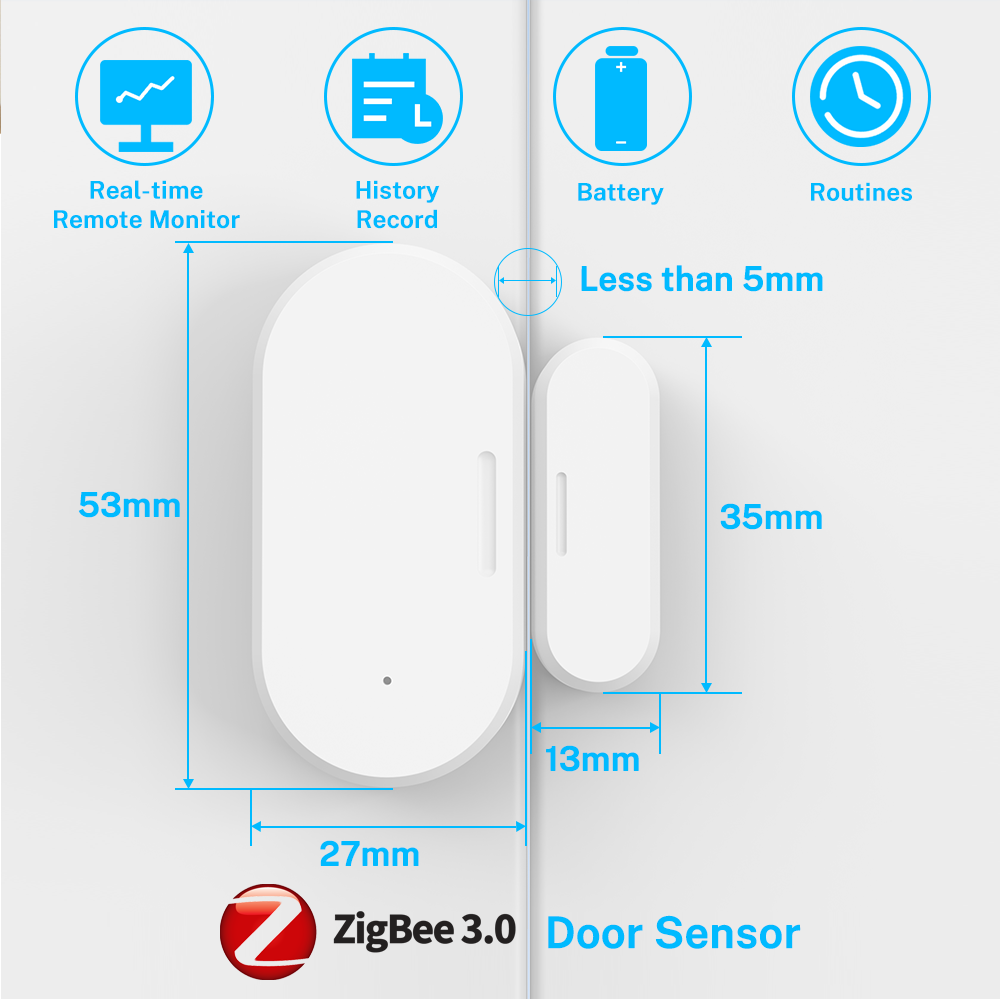 مستشعر زيجبي للأبواب والنوافذ  - مراجعة Smart Home For Windows وسعره