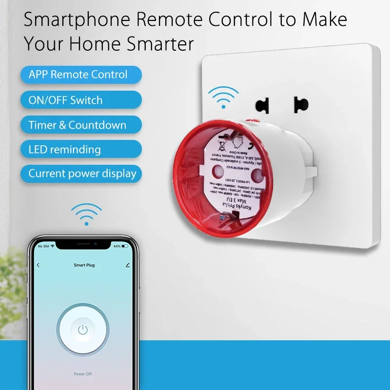 Tuya WiFi مقبس التوصيل الذكي ا - مراجعة Smart Home Nest وسعره