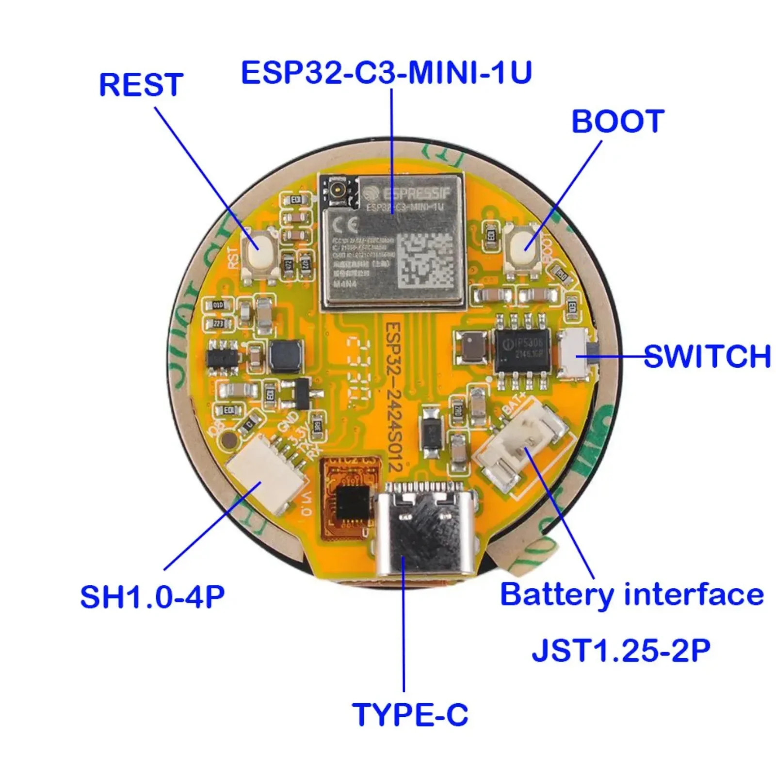 وحدة شاشة LCD TFT مقاس 1.28 بو - مراجعة Smart Home Arduino Project وسعره