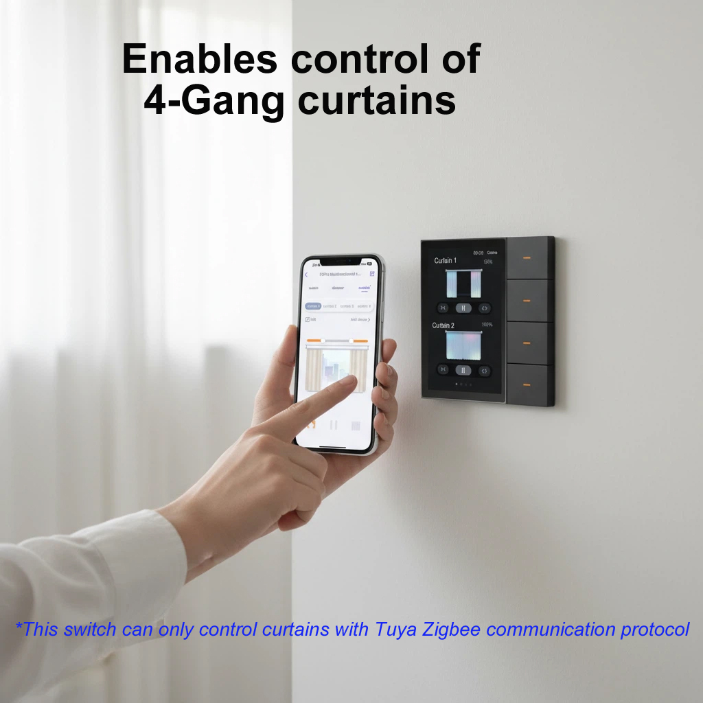 لوحة تحكم ذكية F3-pro من Tuya  - مراجعة Smart Home Features وسعره