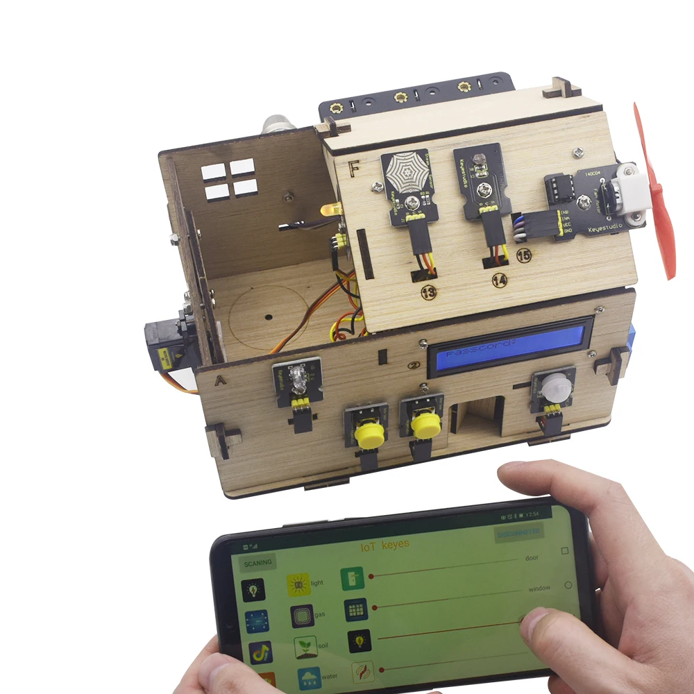 حار بيع المنزل الذكي كاتب كيت  - مراجعة Smart Home Arduino Project وسعره