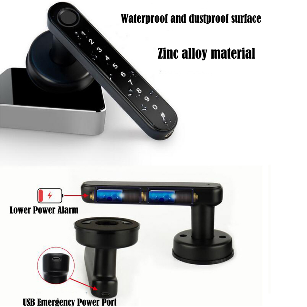 قفل بصمة الإصبع الذكي بتقنية ا - مراجعة Smart Home Door Lock وسعره