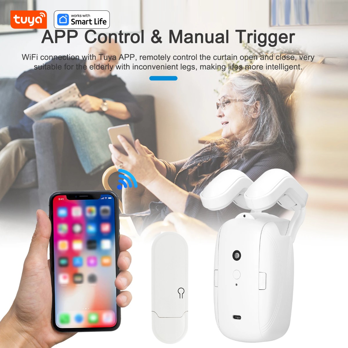 روبوت ستائر ذكي من تويا يعمل ب - مراجعة Smart Home Wifi Hub وسعره