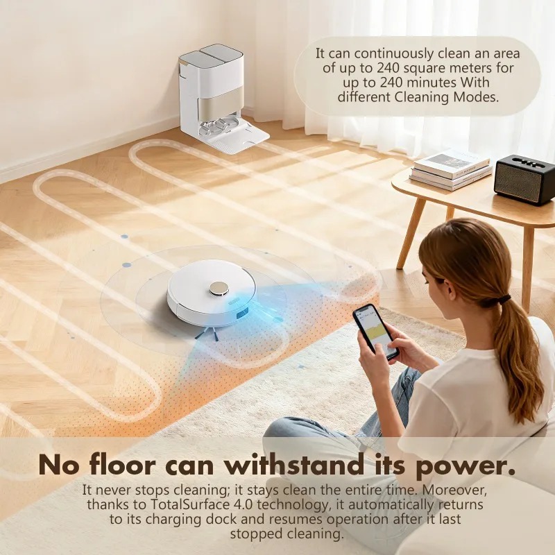 مكنسة كهربائية روبوتية، تنظيف  - مراجعة Vacuum Cleaner Smart Home وسعره