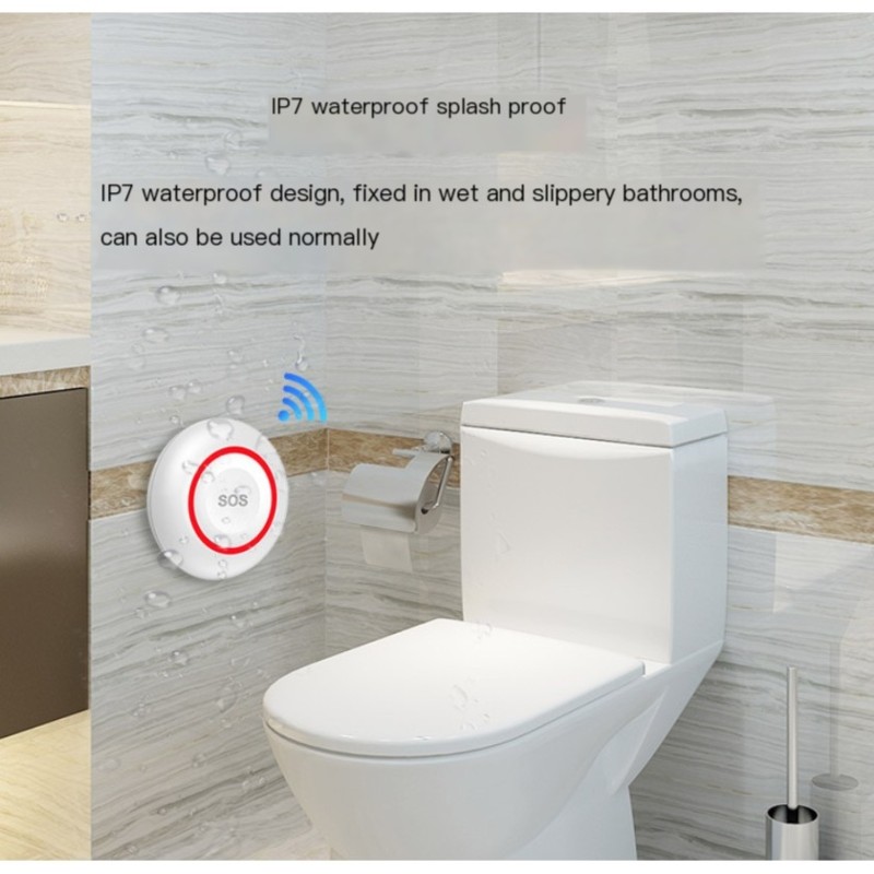 زر طوارئ ذكي A99E-Tuya يعمل با - مراجعة Smart Elderly Home وسعره