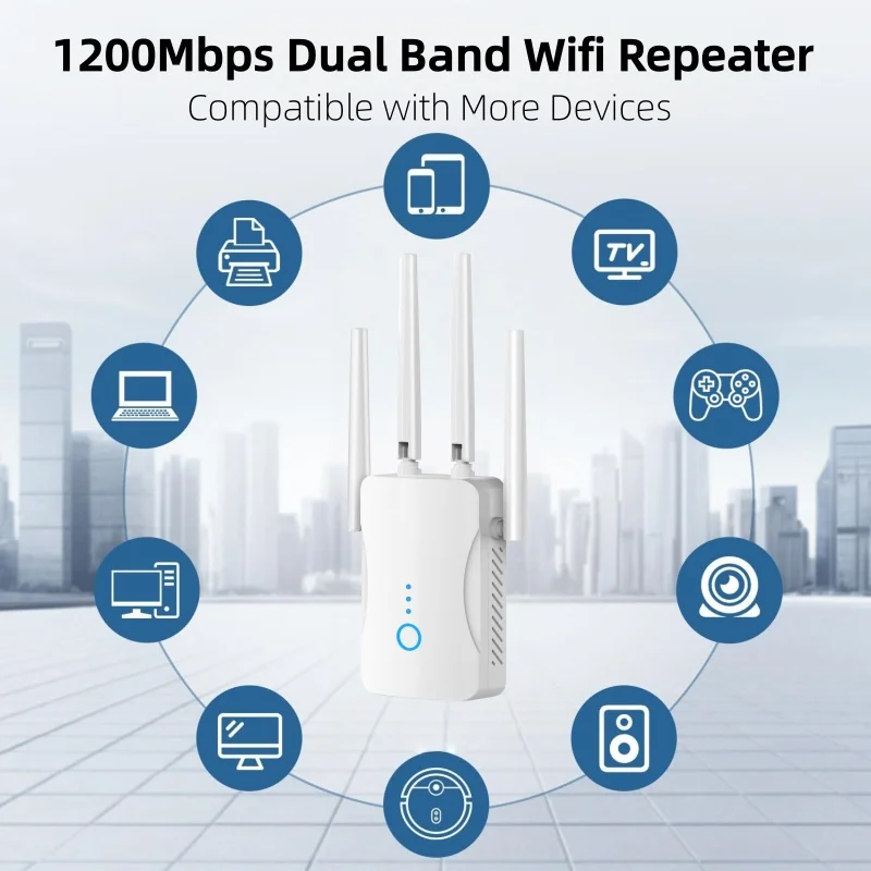 مكرر واي فاي ثنائي النطاق بسرع - مراجعة Smart Home Network وسعره
