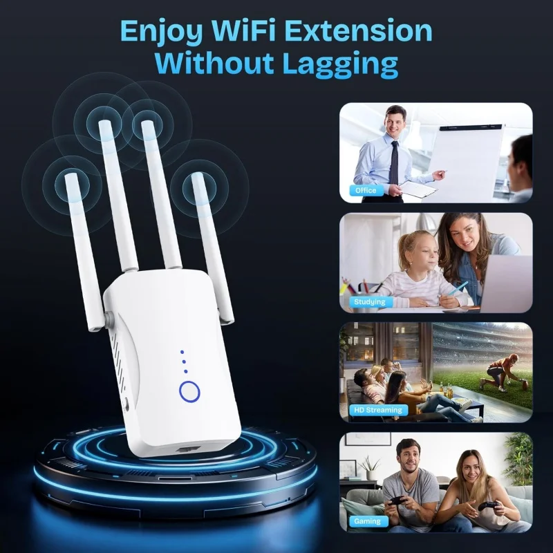 مكرر واي فاي ثنائي النطاق بسرع - مراجعة Smart Home Network وسعره