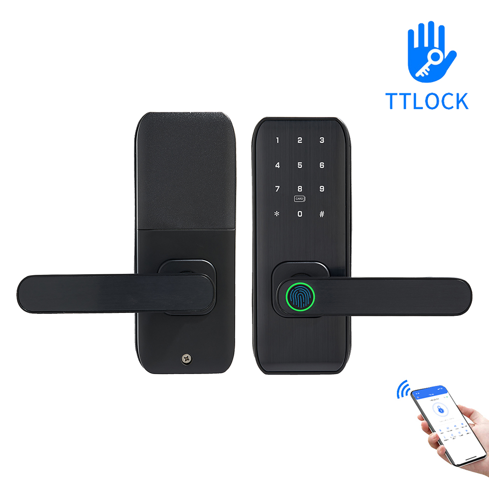 قفل ذكي ببصمة الإصبع وكلمة الم - مراجعة Smart Door Lock وسعره