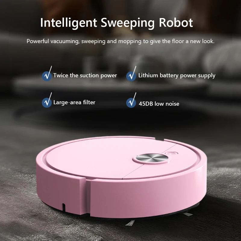 روبوت تنظيف 3 في 1، مكنسة كهرب - مراجعة Vacuum Cleaner Smart Home وسعره