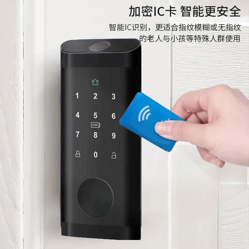 قفل ببصمة الإصبع مقاوم للماء م - مراجعة Smart Home Door Lock وسعره