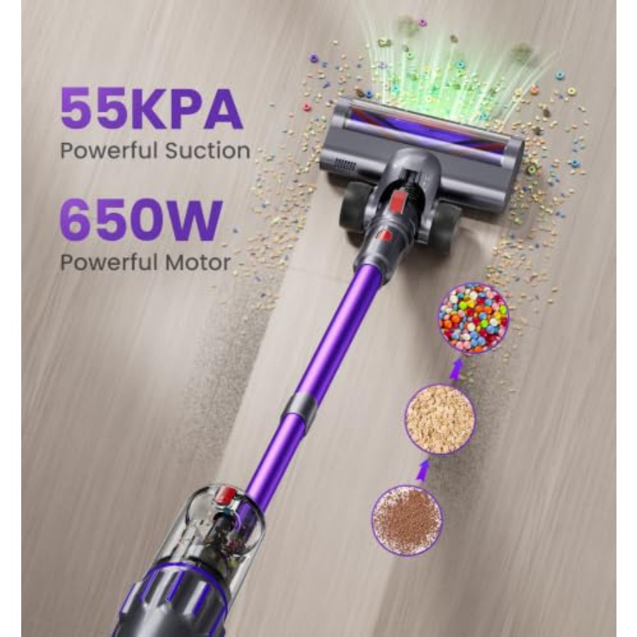مكنسة كهربائية لاسلكية للاستخد - مراجعة Vacuum Cleaner Smart Home وسعره