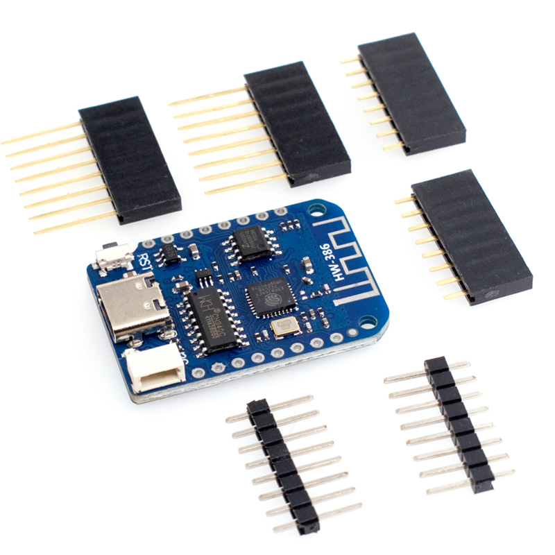 WEMOS D1 Mini V4.0.0 TYPE-C US - مراجعة Smart Home Arduino Project وسعره