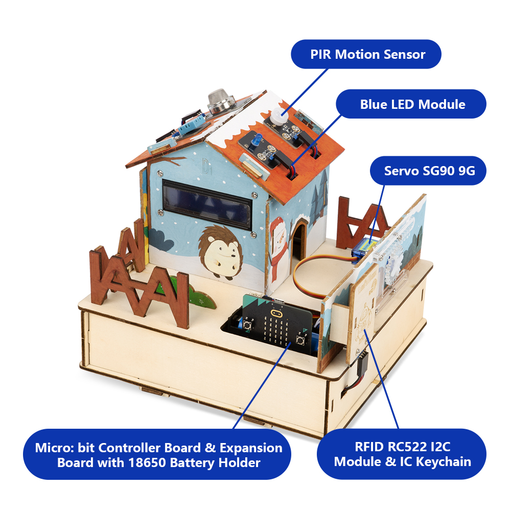 مجموعة تعليمية ACEBOTT لمشاريع - مراجعة Smart Home Micro Bit وسعره