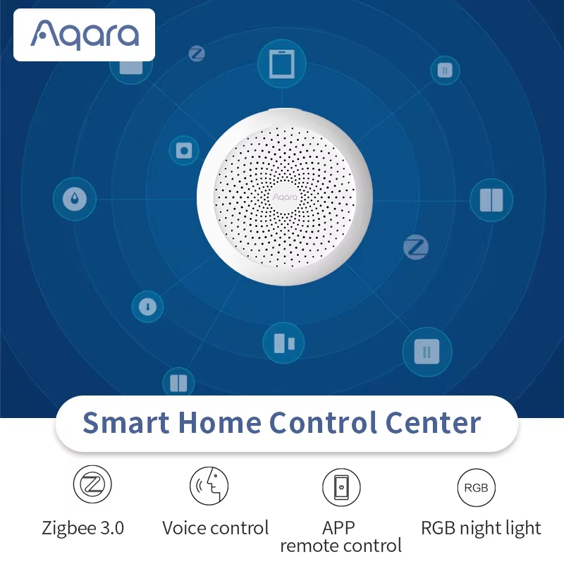 بوابة Aqara M1S Hub E1 مع ضوء  - مراجعة Smart Home Wifi Hub وسعره