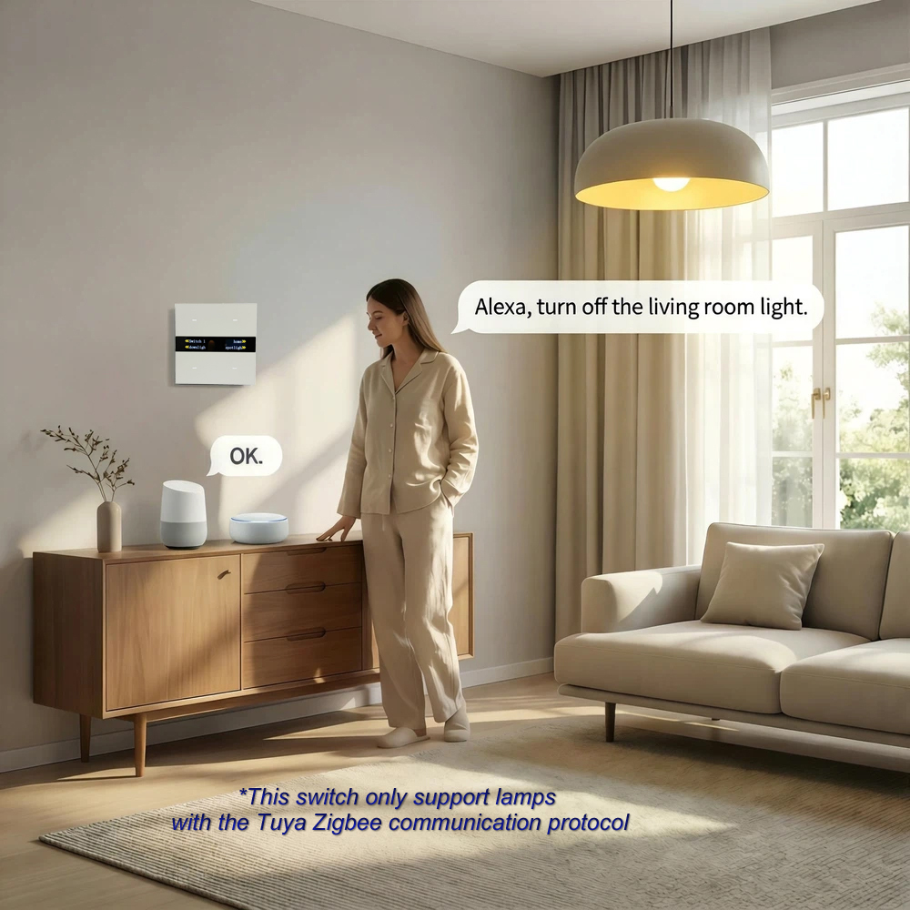 لوحة مفاتيح ذكية M8 Pro Zigbee - مراجعة Smart Home Features وسعره