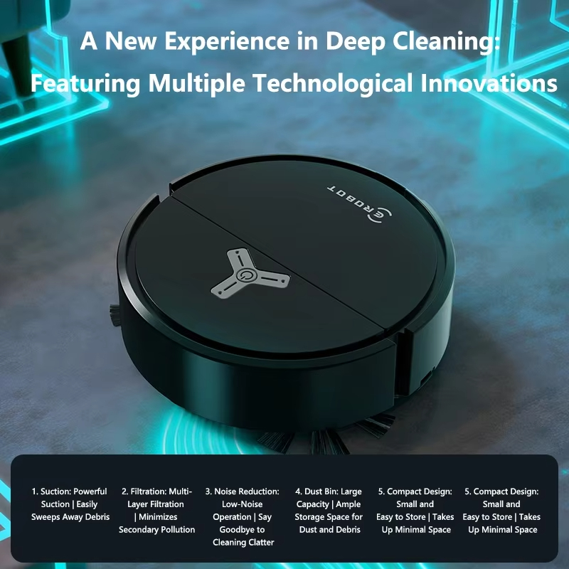 لينوفو روبوت تنظيف ذكي 3 في 1، - مراجعة Vacuum Cleaner Smart Home وسعره