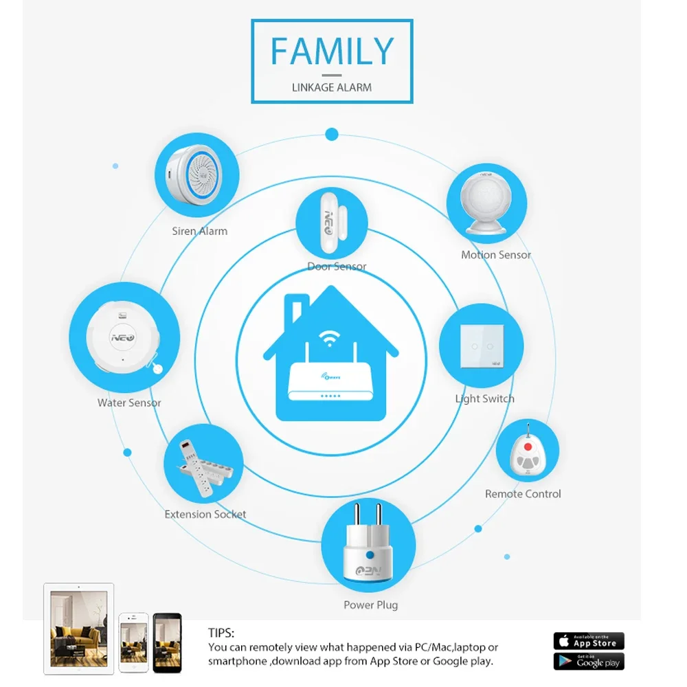 يمكن شحن أيضًا مع مستشعر إنذار - مراجعة Smart Home Nas وسعره