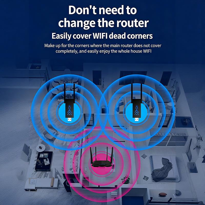 موسع نطاق واي فاي ثنائي النطاق - مراجعة Smart Home Network وسعره