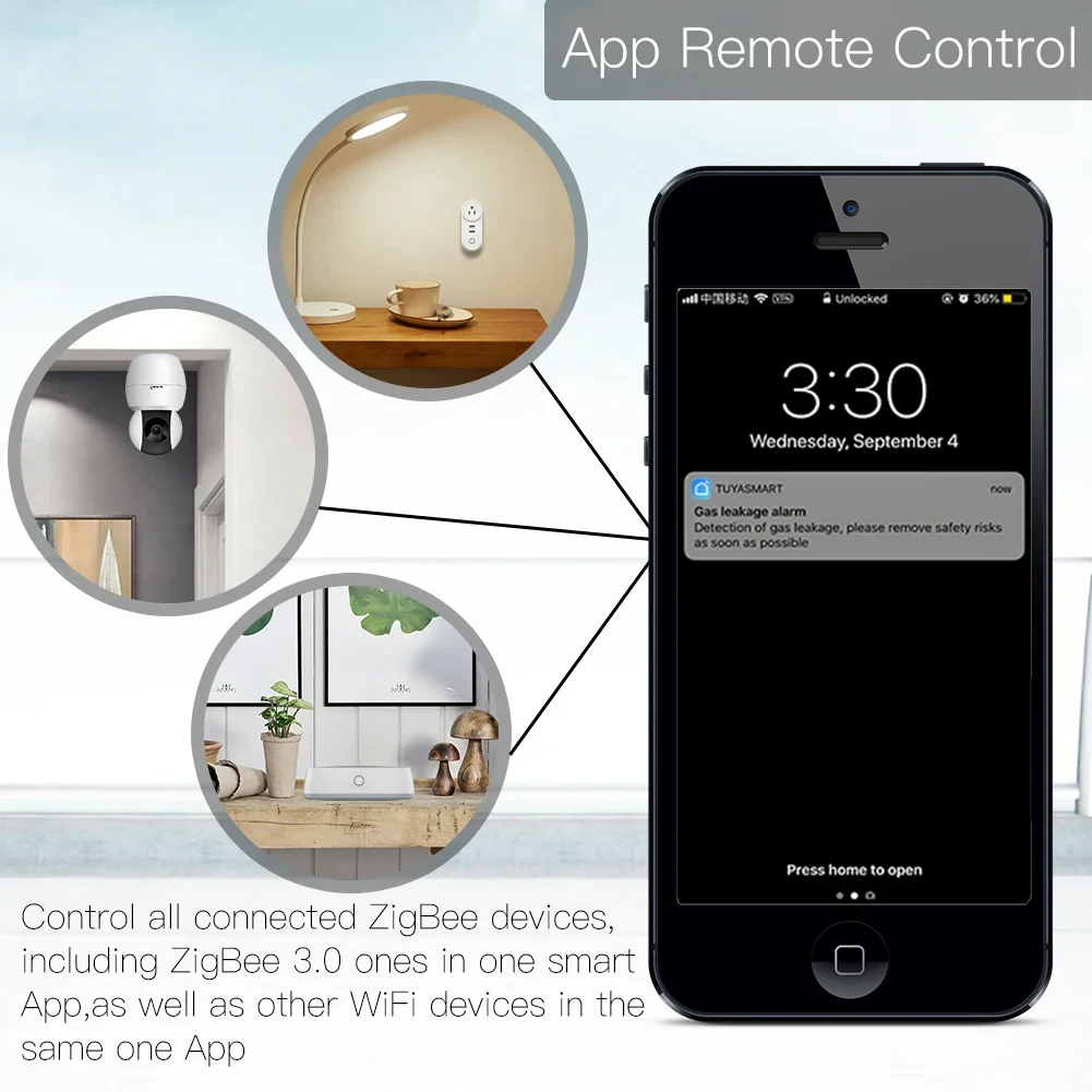 Tuya ZigBee 3.0 Smart Gateway  - مراجعة Zigbee Gateway وسعره